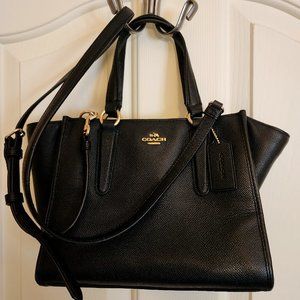 COACH 33996 Mini Cross grain Crossbody Carryall Satchel Shoulder Bag